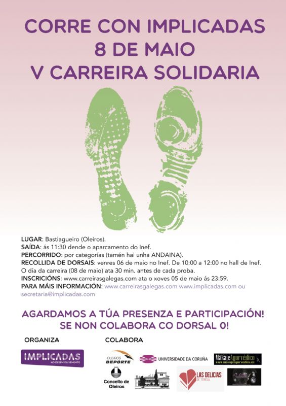 V Carreira Solidaria: CORRE CON IMPLICADAS